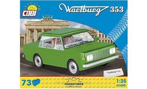 Modellautos Wartburg 353 1/35 Cobi grün Bausteine Anzahl der Blöcke: 73 Wartburg 353 1/35 Cobi grün Bausteine Anzahl der Blöcke: 73 modellautos