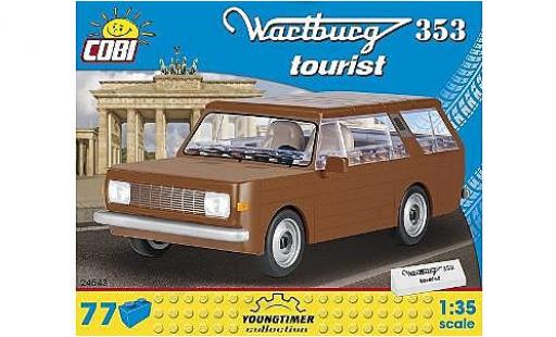 Modellautos Wartburg 353 1/35 Cobi Tourist braun Bausteine Anzahl le Blöcke: 77 Wartburg 353 1/35 Cobi Tourist braun Bausteine Anzahl le Blöcke: 77 modellautos