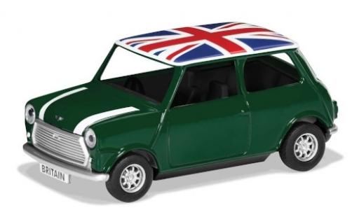 Mini Cooper 1/36 Corgi grün/weiss RHD Union Jack Best of Britannique modellautos