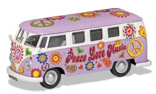 Modellautos Volkswagen T1 1/43 Corgi Camper Peace Love & Music Volkswagen T1 1/43 Corgi Camper Peace Love & Music modellautos
