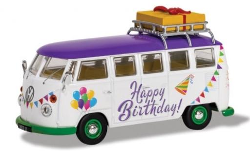 Modellautos Volkswagen T1 1/43 Corgi Camper weiss/Dekor RHD Happy Birthday Volkswagen T1 1/43 Corgi Camper weiss/Dekor RHD Happy Birthday modellautos