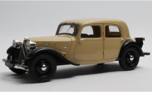 Modellautos Citroen Traction 1/18 Cult Scale Models Avant 7CV beige/schwarz 1935 Citroen Traction 1/18 Cult Scale Models Avant 7CV beige/schwarz 1935 modellautos