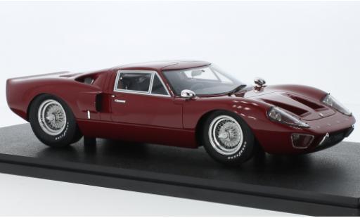 Ford GT40 1/18 Cult Scale Models MK III rouge foncé RHD 1966 modellautos
