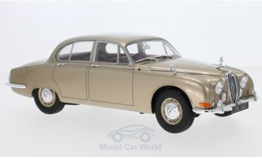 Jaguar S-Type 1/18 Cult Scale Models mettalic beige RHD 1965 modellautos