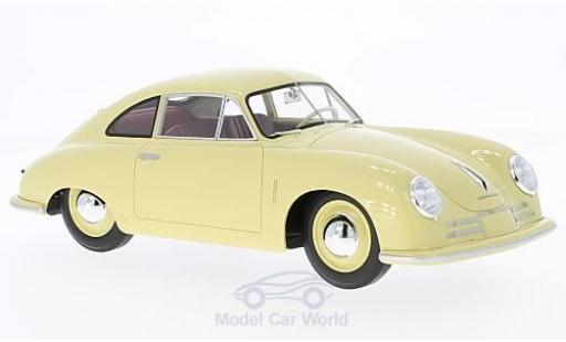 Porsche 356 1/18 Cult Scale Models -2 Gmünd gelb 1948 ohne Vitrine modellautos