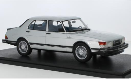 Saab 900 1/18 Cult Scale Models Turbo silber 1983 modellautos