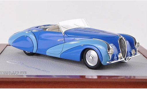 Delahaye 135 Cabriolet 1/43 Chromes MS Cabrio Faget Varnet blau/blau 1949 modellautos