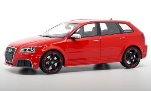 Audi RS3 1/18 DNA Collectibles Sportback (8P) rot 2011 avec noire jantes modellautos