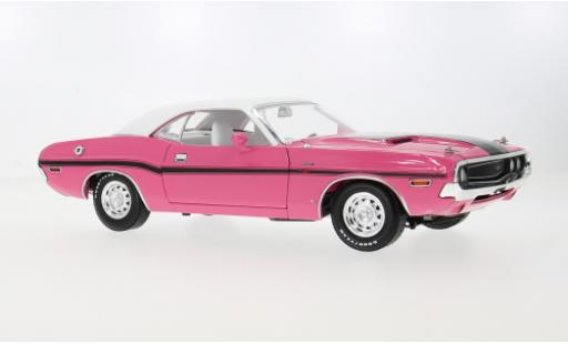 Dodge Challenger 1/18 Greenlight R/T pink/schwarz 1970 1:18 modellautos