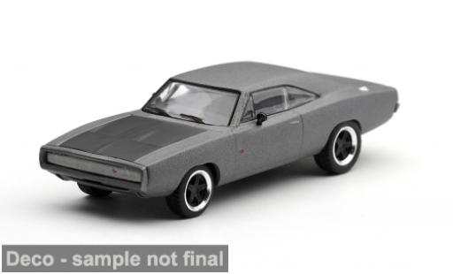 Modellautos Dodge Charger grau/schwarz 2011 Fast &amp; Furious V 1/64 Mini GT