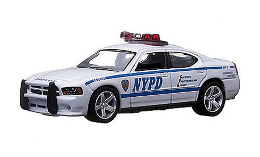 Dodge Charger police 1/64 Greenlight NYPD - New York Department Polizei (USA) 2009 modellautos
