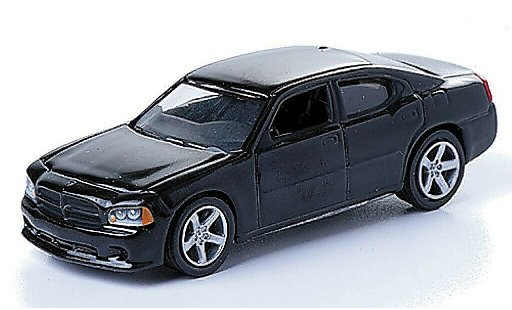 Dodge Charger Berline 1/64 Greenlight schwarz aus der TV-Serie CSI Miami 2008 modellautos