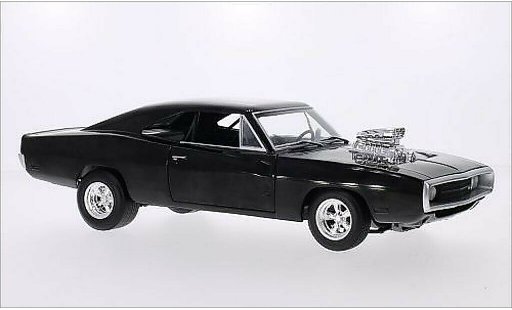 Dodge Charger Coupe 1/18 Hot Wheels schwarz The Fast and the Furious 1970 modellautos