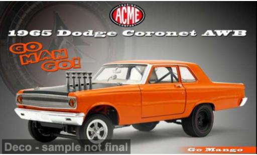 Dodge Coronet 1/18 ACME AWB orange 1965 Go Man Go! 1:18 modellautos