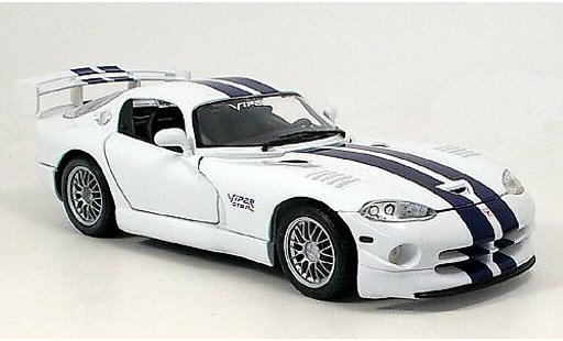 Dodge Viper Roadster 1/18 Maisto GT2 blau-weiss modellautos