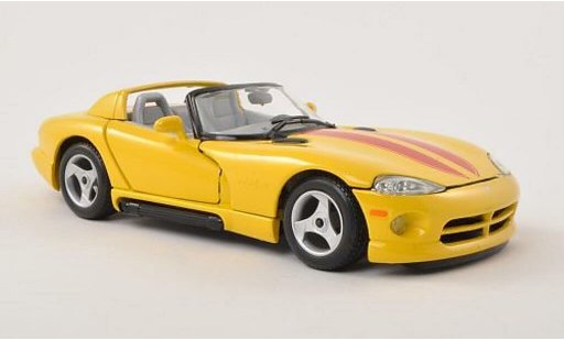 Dodge Viper RT 10 1/24 Burago / gelb/rot modellautos