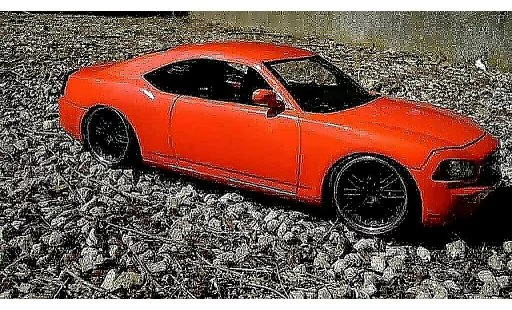 Dodge Charger Daytona 1/18 Welly coupe west coast customs sema 2005 modellautos