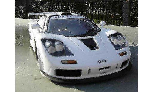 McLaren F1 GTR GTR 1/18 Ut Models weiss modellautos