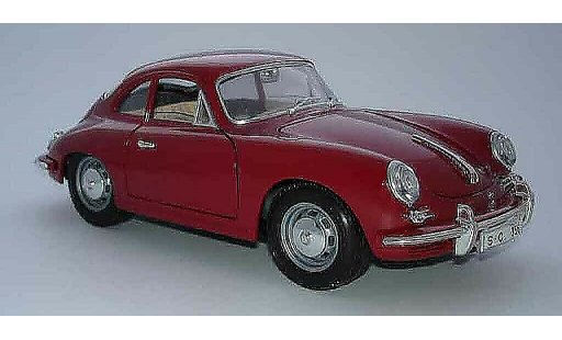 Porsche 356 B B 1/18 Burago B coupe rot modellautos