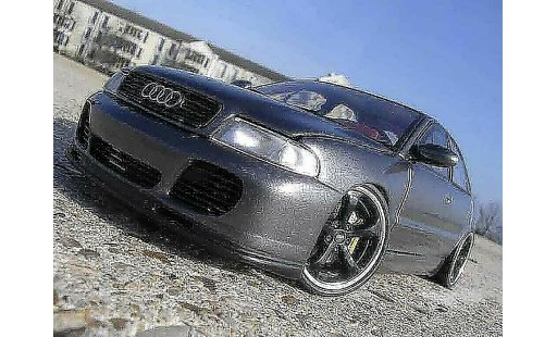 Audi A4 berline 1/18 Ut Models rs turbo techart grau anthracite modellautos