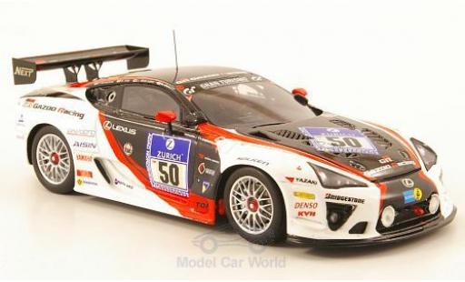 Modellautos Lexus LFA 1/43 Ebbro No.50 Gazoo Racing 24h Nürburgring 2010 T.Kinoshita/A.Iida/J.Wakisaka/K.Oshima Lexus LFA 1/43 Ebbro No.50 Gazoo Racing 24h Nürburgring 2010 T.Kinoshita/A.Iida/J.Wakisaka/K.Oshima modellautos