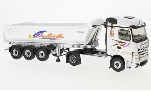Modellautos Mercedes Actros 1/43 Eligor 2 Benne Transports Delisle sans Vitrine Mercedes Actros 1/43 Eligor 2 Benne Transports Delisle sans Vitrine modellautos