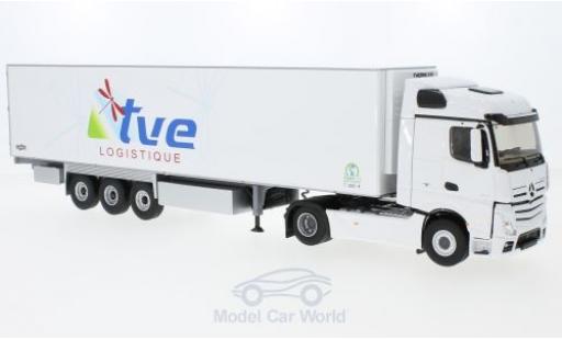 Modellautos Mercedes Actros 1/43 Eligor 2 Semi weiss TVE Logistik Mercedes Actros 1/43 Eligor 2 Semi weiss TVE Logistik modellautos