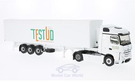 Modellautos Mercedes Actros 1/43 Eligor 2 Streamspace weiss Testud Transport ohne Vitrine Mercedes Actros 1/43 Eligor 2 Streamspace weiss Testud Transport ohne Vitrine modellautos