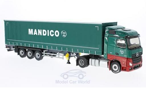 Modellautos Mercedes Actros 1/43 Eligor 2 Tautliner grün Transports Mandico ohne Vitrine Mercedes Actros 1/43 Eligor 2 Tautliner grün Transports Mandico ohne Vitrine modellautos