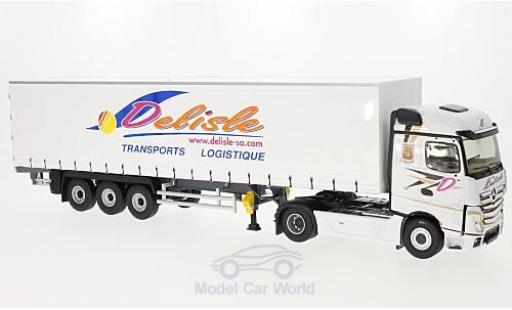 Modellautos Mercedes Actros 1/43 Eligor 2 Tautliner Transports Delisle ohne Vitrine Mercedes Actros 1/43 Eligor 2 Tautliner Transports Delisle ohne Vitrine modellautos