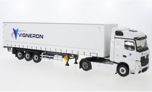 Modellautos Mercedes Actros 1/43 Eligor 5 Vigneron Gardinenplanen-Sattelzug Mercedes Actros 1/43 Eligor 5 Vigneron Gardinenplanen-Sattelzug modellautos