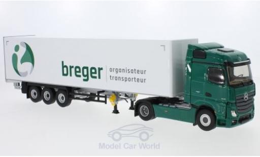 Modellautos Mercedes Actros 1/43 Eligor 2 Streamspace Breger Gardinenplanen-Sattelzug Mercedes Actros 1/43 Eligor 2 Streamspace Breger Gardinenplanen-Sattelzug modellautos