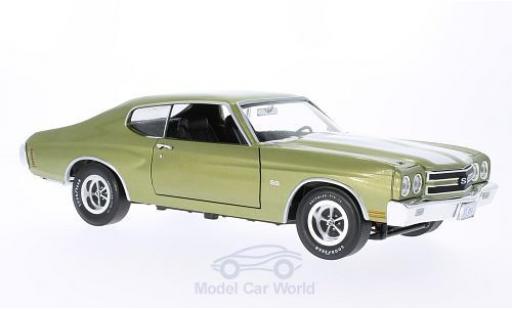 Modellautos Chevrolet Chevelle 1970 1/18 Ertl SS 454 mettalic grün/weiss 1970 Chevrolet Chevelle 1970 1/18 Ertl SS 454 mettalic grün/weiss 1970 modellautos