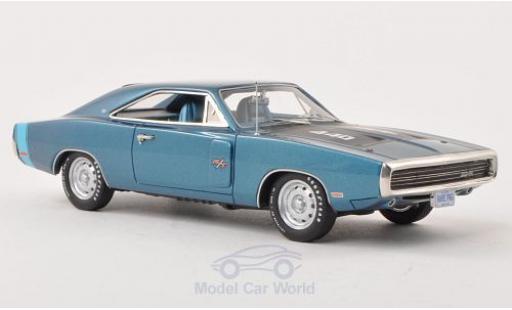 Dodge Charger 1970 1/43 Ertl R/T mettalic blau/matt-schwarz 1970 modellautos