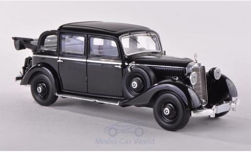 Mercedes 260 1/43 Esval Models D Pullmann Landaulet schwarz 1936 geöffnet modellautos