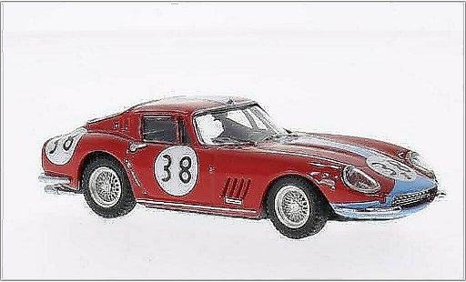 Ferrari 275 GTB/4 1/43 Best Coupe No.38 1000 Km di Parigi 1966 /C.Gaspar modellautos