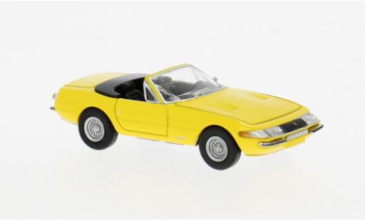 Modellautos Ferrari 365 GTS/4 Daytona Spider gelb 1971 1/87 Brekina