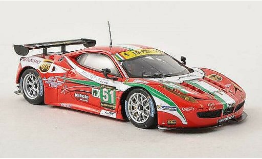 Ferrari 458 Italia GT2 1/43 Fujimi No.51 AF Corse 24h Le Mans 2013 /M.Malucelli modellautos