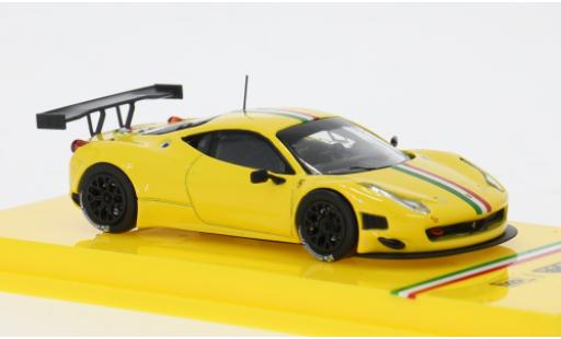 Ferrari 458 1/64 Tarmac Works Italia GT3 gelb/Dekor 1:64 modellautos