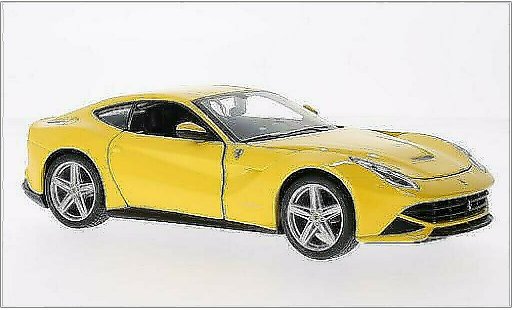 Ferrari F12 Berlinetta 1/24 Burago 2 Limousine gelb modellautos