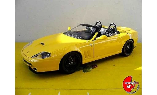 Ferrari 550 Barchetta 1/18 Hot Wheels monegasque l292 modellautos