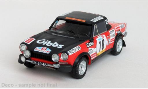 Fiat 124 1/43 Trofeu Sport Spider 1600 TAP Rally 1974 Cinegra VIP #18 L.Netto/Jocames 1:43 modellautos