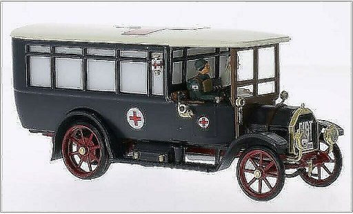 Fiat 18 Ambulanza 1/43 Rio BL Autobus RHD Croce Rossa modellautos