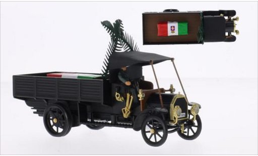 Fiat 18 Pritsche 1/43 Rio BL matt-schwarz RHD modellautos