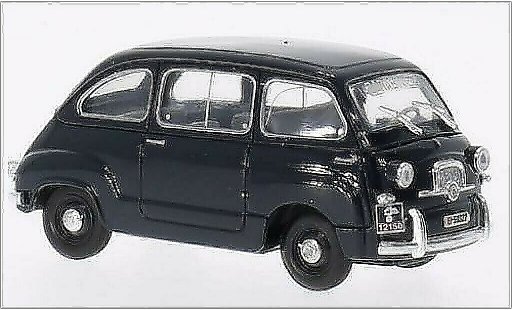 Fiat 600 Multipla 1/43 Brumm Carabinieri 1956 modellautos