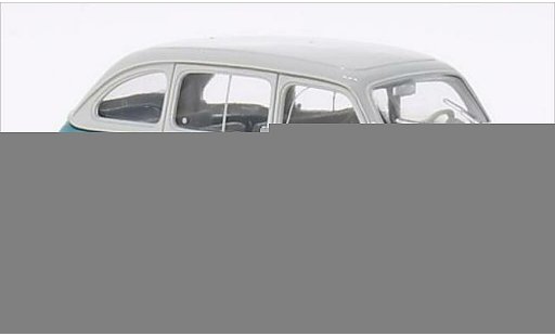 Fiat 600 Multipla 1/43 Brumm D grau/t&Atilde;&frac14;rkis 1960 modellautos
