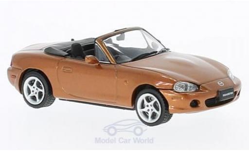 Modellautos Mazda MX 1/43 First 43 Models -5 Roadster mettalic orange RHD 2001 Mazda MX 1/43 First 43 Models -5 Roadster mettalic orange RHD 2001 modellautos