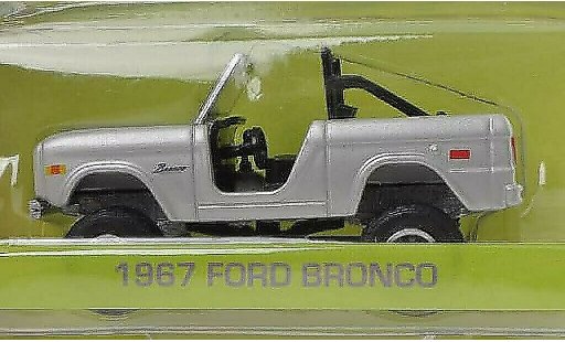 Ford Bronco Wagon 1/64 Greenlight grau Zoolander 1967 modellautos