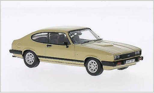 Ford Capri Ghia 3.0 1/43 Vanguards Mk3 gold RHD modellautos