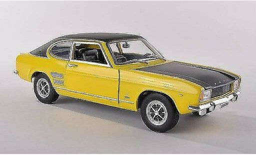Ford Capri 1700 1/24 WhiteBox MKI GT XLR gelb/schwarz 1970 modellautos